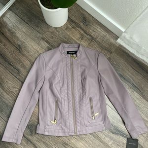 Ellen Tracy Faux Leather Jacket